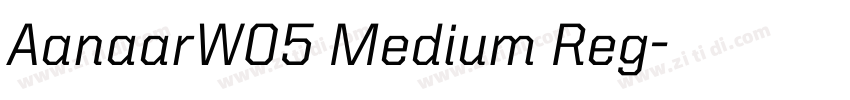 AanaarW05 Medium Reg字体转换 AanaarW05 Medium Reg字体转换